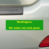 Washington: Wir machen Regenblick gut Autoaufkleber (Auf Auto)