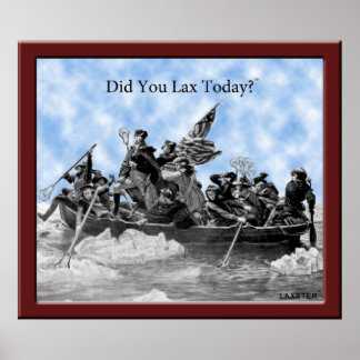 WASHINGTON WIRD LAXS-TASTISCH! POSTER