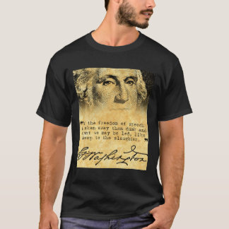 Washington-Zitat - Redefreiheit T-Shirt
