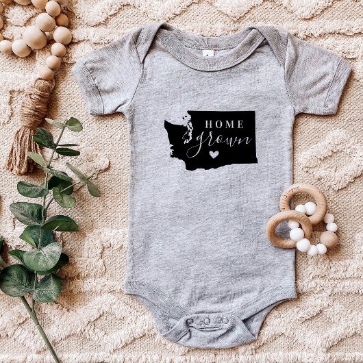 Washington Zuhause Grown Staat T-Shirt Baby Strampler
