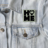 Washington Zuhause Heart Staat Button Abzeichen Bu (Beispiel)