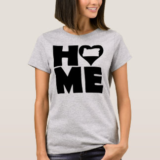 Washington Zuhause Heart Staat T-Shirts T - Shirt