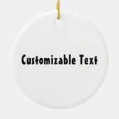 Washington-Zuhause-Vintage beunruhigte Karte Keramik Ornament (Hinten)