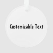 Washington-Zuhause-Vintage beunruhigte Karte Ornament (Rückseite)