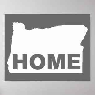 Washington Zuhause Weg vom Staat Plakat Schild