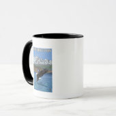 WashingtonDiving Eagle Tasse (Vorderseite Links)