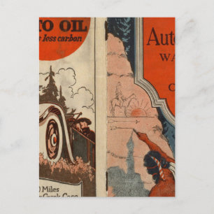 Washingtoner Auto-Trails in Oregon Postkarte