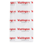 Washingtoner Geschenktasche, kleine Glossie Geschenktüte (Vorderseite)