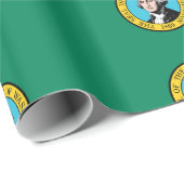 Washingtoner Siegel Geschenkpapier (Rolleneckpunkt)