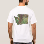 Washingtonian Flag + Map T - Shirts (Rückseite)