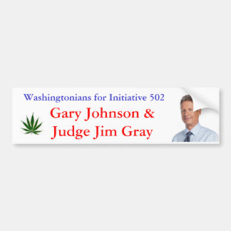 Washingtonians für Initiative 502 Autoaufkleber