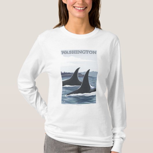WashingtonOrca Flossen T-Shirt (Vorderseite)