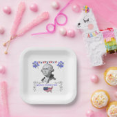 Washingtons Beitrag Pappteller (Party)