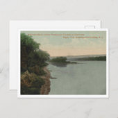 Washington's Crossing NJ, Delaware River 1911 Postkarte (Vorne/Hinten)
