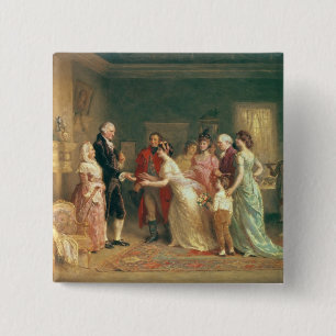 Washingtons Geburtstag, 1798 Button