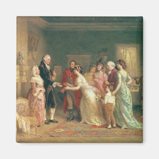 Washington's Geburtstag, 1798 Magnet (Vorne)