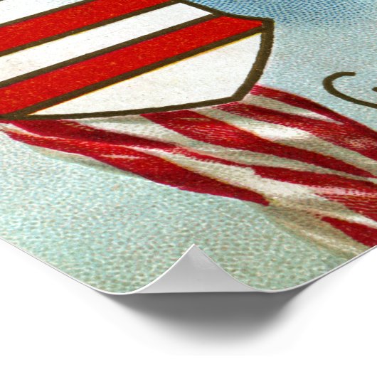 Washingtons Geburtstagsgrüße Poster (Ecke)