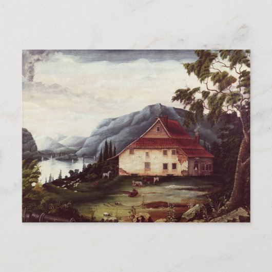 Washingtons Hauptsitz in Newburgh Postkarte (Vorderseite)