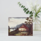 Washingtons Hauptsitz in Newburgh Postkarte (Stehend Vorderseite)