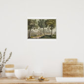 Washingtons Haus auf dem Mount Vernon, von 'Le Cos Poster (Küche)