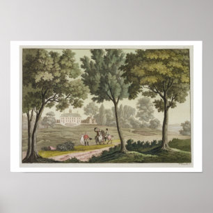 Washingtons Haus auf dem Mount Vernon, von 'Le Cos Poster