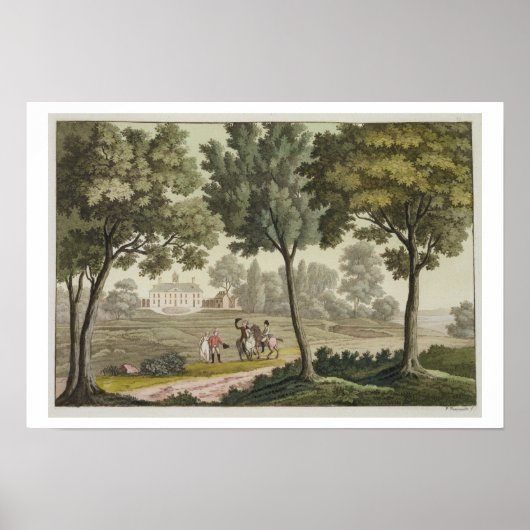 Washingtons Haus auf dem Mount Vernon, von 'Le Cos Poster (Vorne)