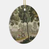 Washingtons Haus bei Mount Vernon, von 'Le Costu Keramikornament (Rechts)