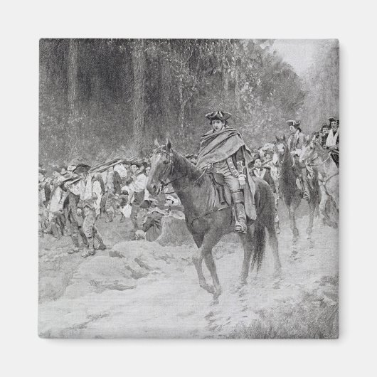 Washingtons Rückzug aus großen Wiesen Magnet (Vorne)