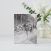 Washingtons Rückzug aus großen Wiesen Postkarte (Stehend Vorderseite)