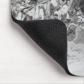 Washingtons Rückzug von den großen Wiesen Mousepad (Ecke)