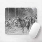 Washingtons Rückzug von den großen Wiesen Mousepad (Mit Mouse)