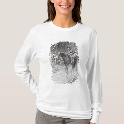 Washingtons Rückzug von den großen Wiesen T-Shirt (Vorderseite)