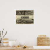 Washingtons vielseitiger Nervenkitzel Poster (Küche)