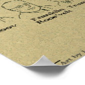 Washy Ad Jeffy Poster (Ecke)