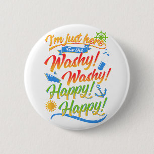 Washy Funny Family Cruise Schifffahrt Kreuzfahrt 2 Button