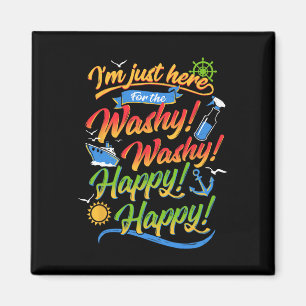 Washy Funny Family Cruise Schifffahrt Kreuzfahrt 2 Magnet