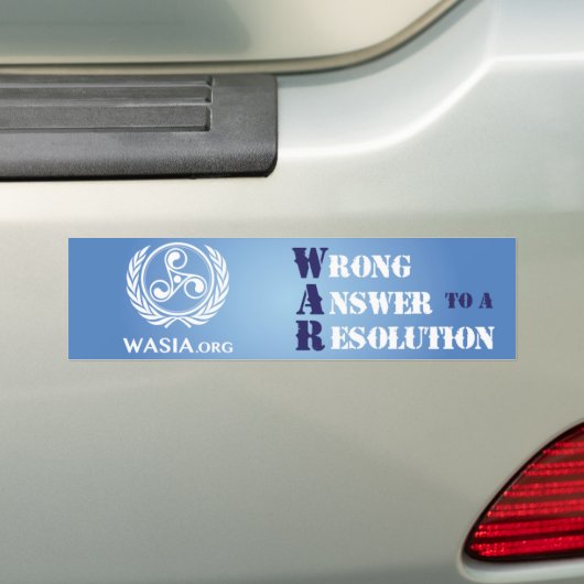 WASIA Autoaufkleber (blau) (Auf Auto)