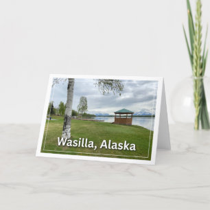 Wasilla Alaska Blank Grußkarte Dankeskarte