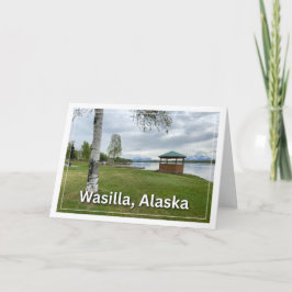 Wasilla Alaska Blank Grußkarte Dankeskarte