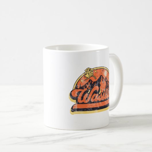 Wasilla, Alaska Kaffeetasse (VorderseiteRechts)