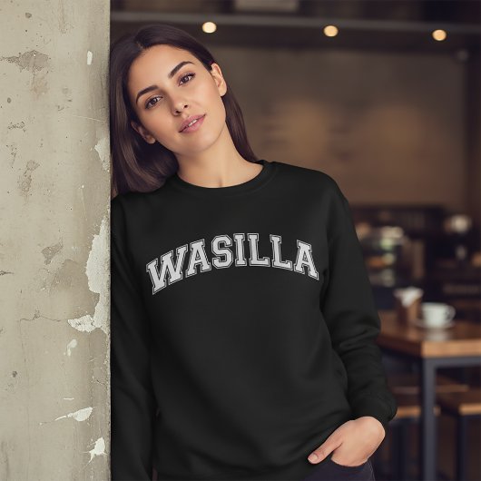 WASILLA University Style Sweater America Uni Sweatshirt
