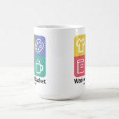 WasketBasket Designs Coffee Tasse (Mittel)