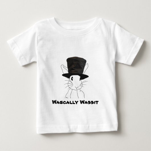 Wasmic Wabbit Baby Baby T-shirt (Vorderseite)