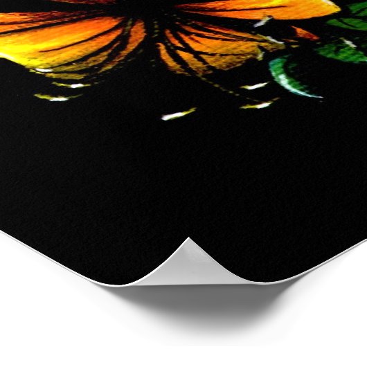 Wasp Fee Gothic Blume Fairy Poster (Ecke)