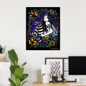 Wasp Fee Gothic Blume Fairy Poster (Heimbüro)