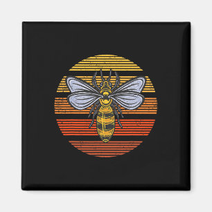 Wasp Insect Bird Lover Geschenk Vintag Retro Wasp Magnet