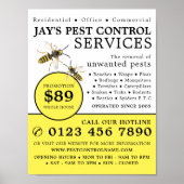 Wasp, Schädlingswerbung für Kontrolle Poster (Vorne)