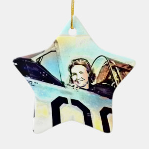 WASP Women's Air Service Pilot Schmuck Keramik Ornament