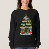 Wasp  Xmas Holiday  Wasp Christmas Tree Sweatshirt (Vorderseite)