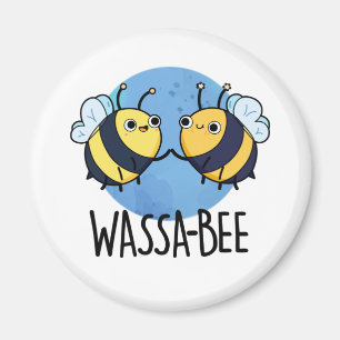 Wassabee Funny Wasabi Bee Pun Magnet